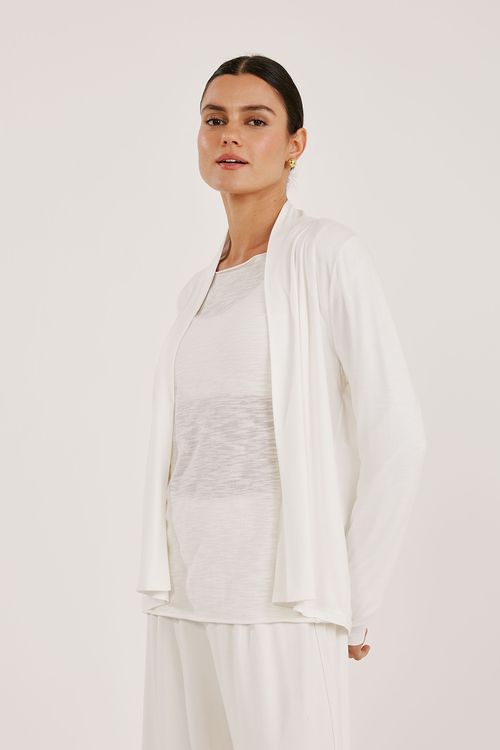 Casaco Cardigan Off White Beth