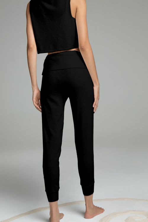 Calça Jogging Vira Preta Liz