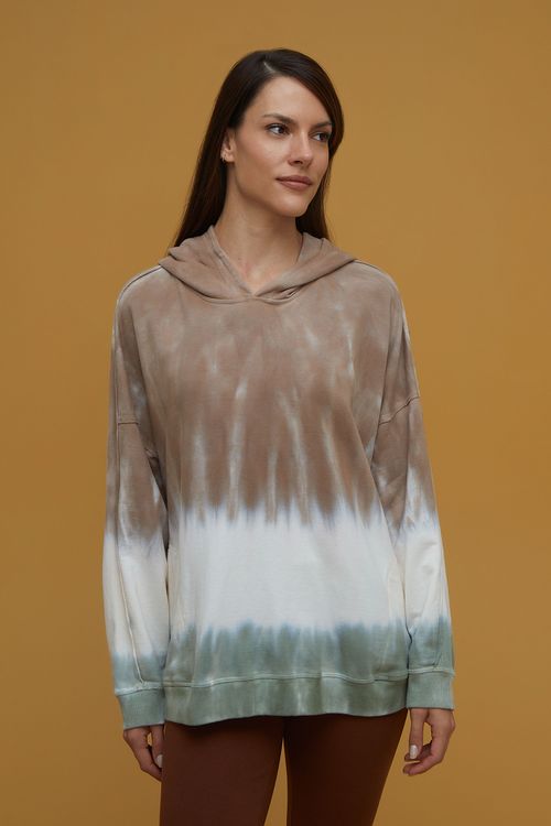 Sweatshirt Tie Dye Verde Moletom Lais