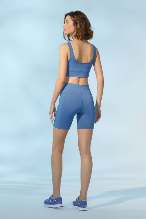 Bermuda Fitness Azul Jeans Eco Power