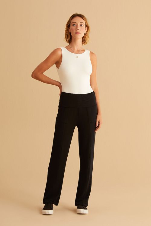 Calça Vira Preta Bambu Jaya