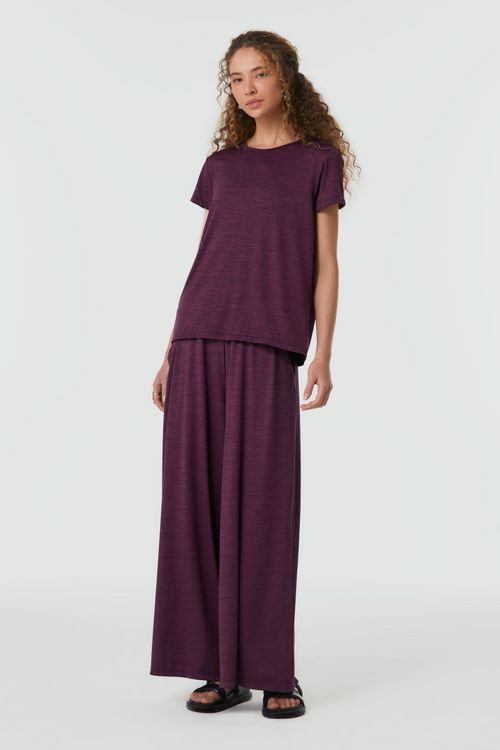 Calça Fitness Pantalona Roxo Alba