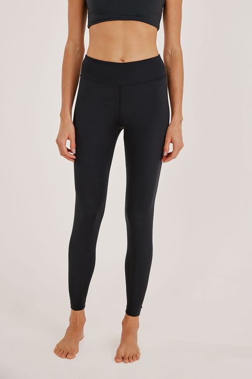 Legging Fitness Preta Soft Skin Basic Lolli