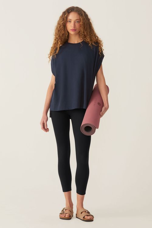 Legging Yoga Preta Lastex Tuti