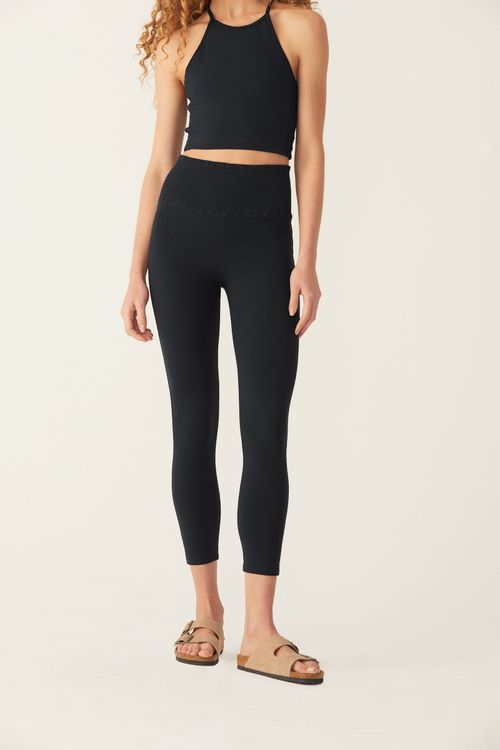 Legging Yoga Preta Lastex Tuti