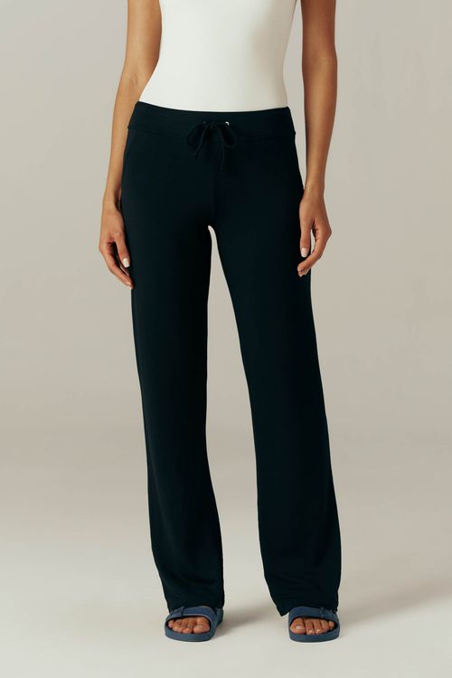 Calça Reta Azul Marinho Bambu IV