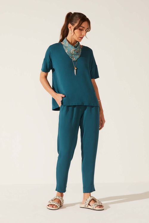 Calça Cenoura Mediterrâneo Bambu New Arvi