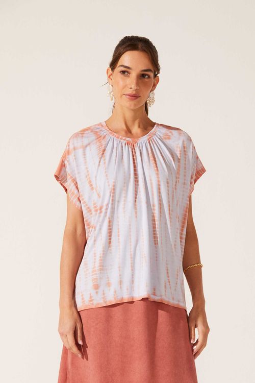 Blusa Tie Dye Avelã Modal Sonia
