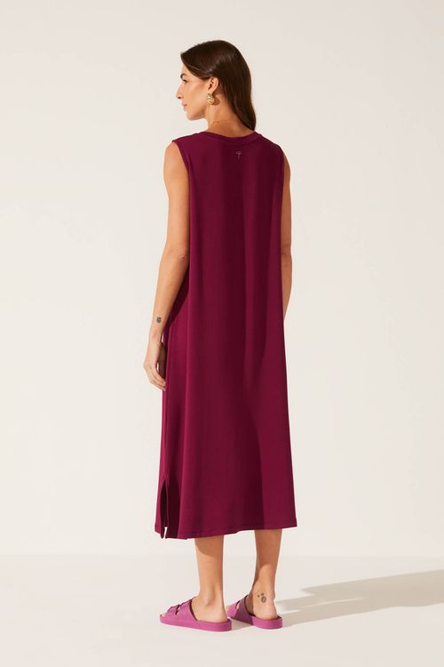 Vestido Evasê Orquídea Bambu