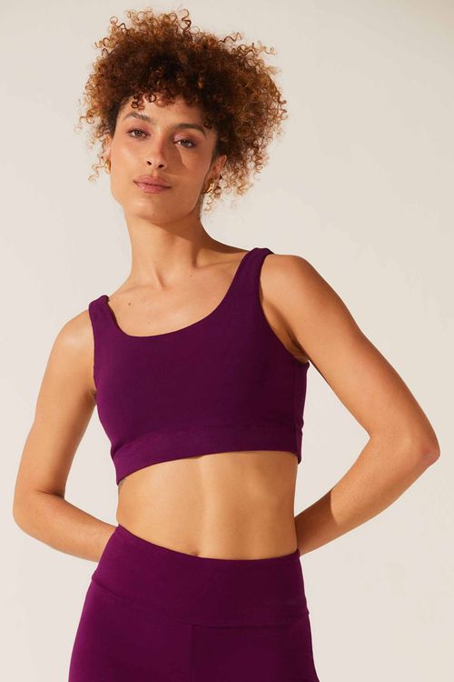 Top Yoga Dye Orquídea Algodão Durga