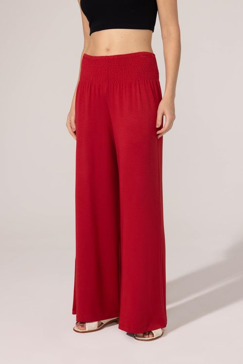 Calça Pantalona Amora Bambu Deva