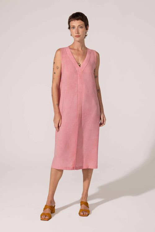 Vestido Regata Rosa Escuro Carine