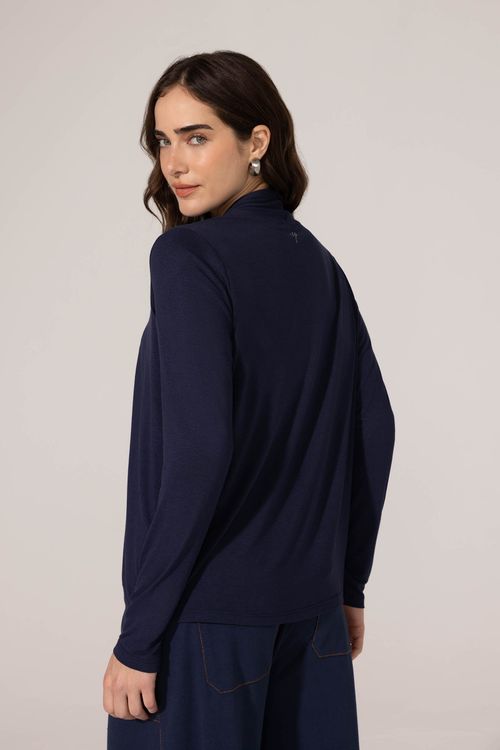 Casaco Cardigan Marinho Scarlet