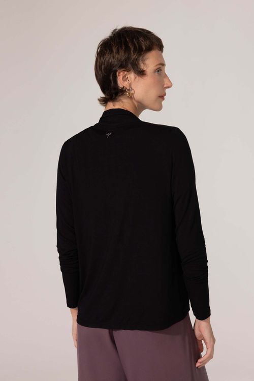 Casaco Cardigan Preto Scarlet