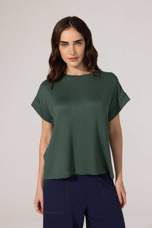 Blusa Flamê Verde Escuro Paty