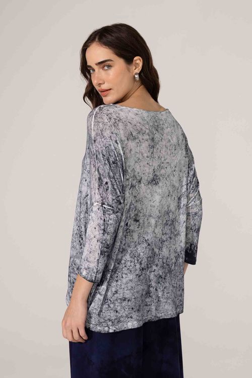 Blusa Tie Dye Marinho Diva