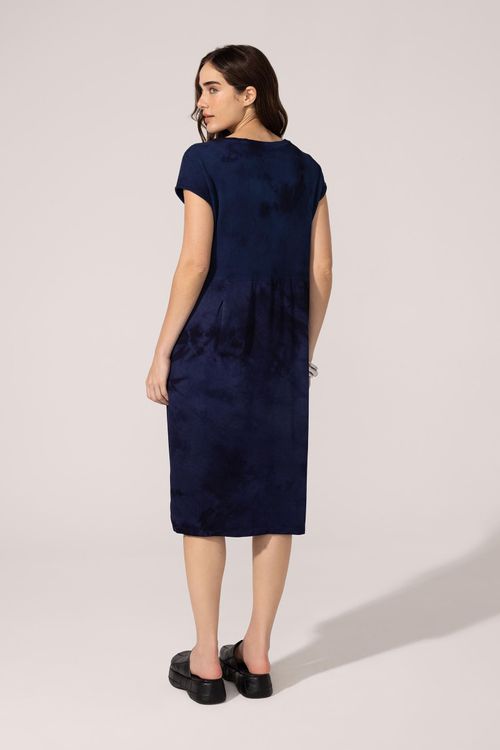 Vestido Dye Marinho Gabriela