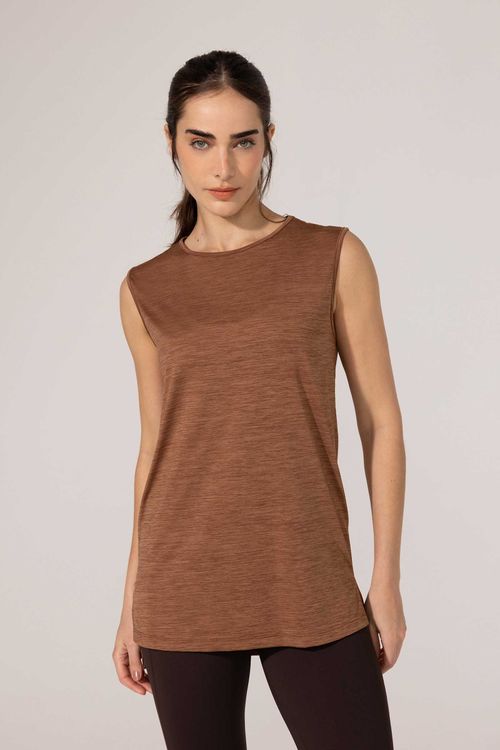 Regata Fitness Long Marrom Claro Alba