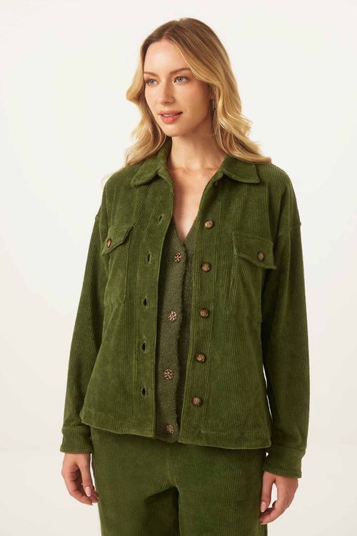 Jaqueta Cotelê Militar Heidi