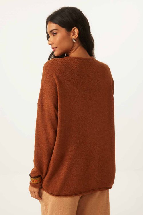 Sweater Ferrugem Tricot London