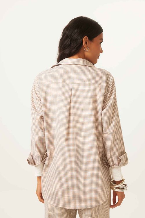 Camisa Fendi Algodão Vichy Chloe
