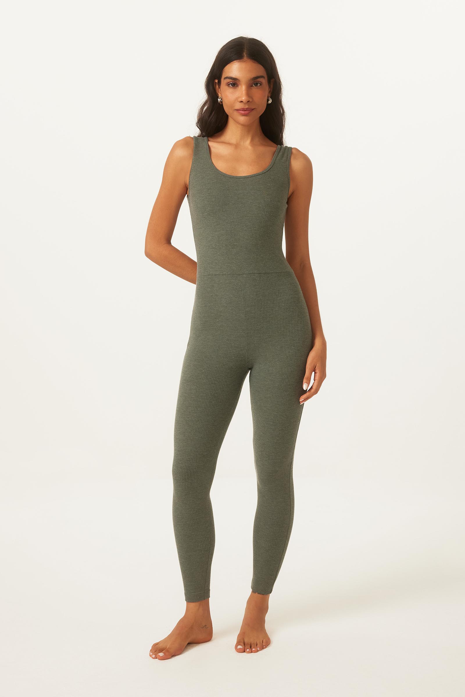 Macacão Feminino Dye | Camelo | Hebe | Yogini - Yogini