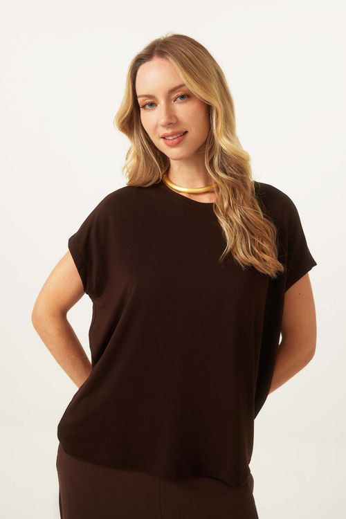 Blusa Marrom Bambu Nui