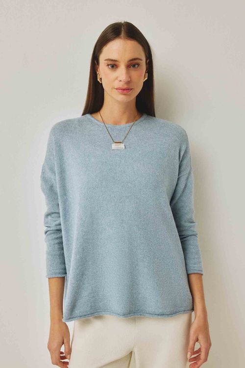Sweater Azul Claro Tricot London