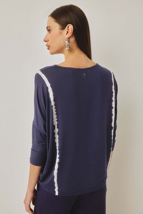 Blusa Tie Dye Carbono Modal Dafne