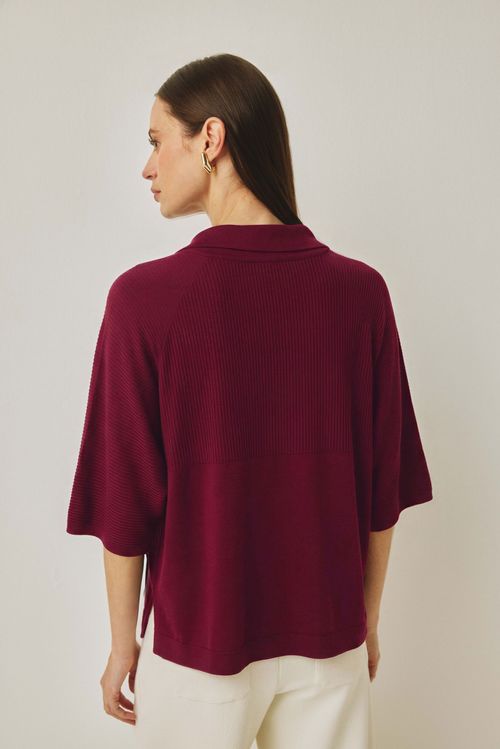 Camisa Vinho Evie